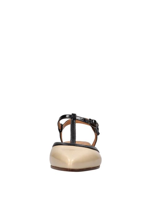 HAMEDI model slingback pump in leather CHIE MIHARA | HAMEDIBEIGE
